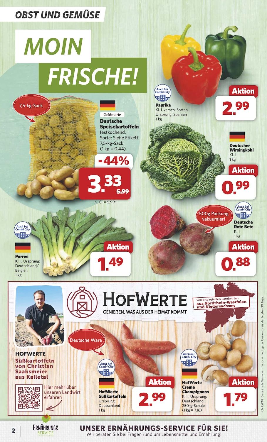 Combi Aktueller Prospekt ab Montag Seite 2