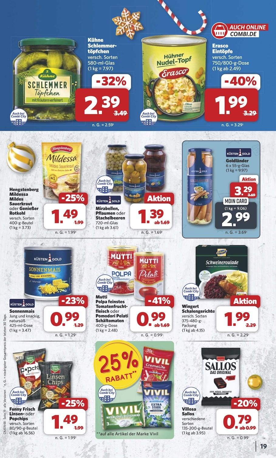 Combi Aktueller Prospekt ab Montag Seite 20