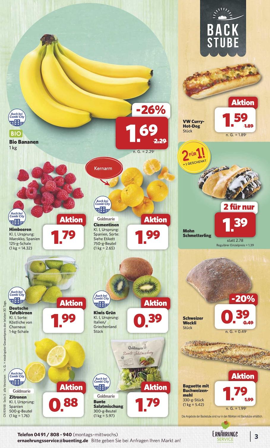 Combi Aktueller Prospekt ab Montag Seite 3