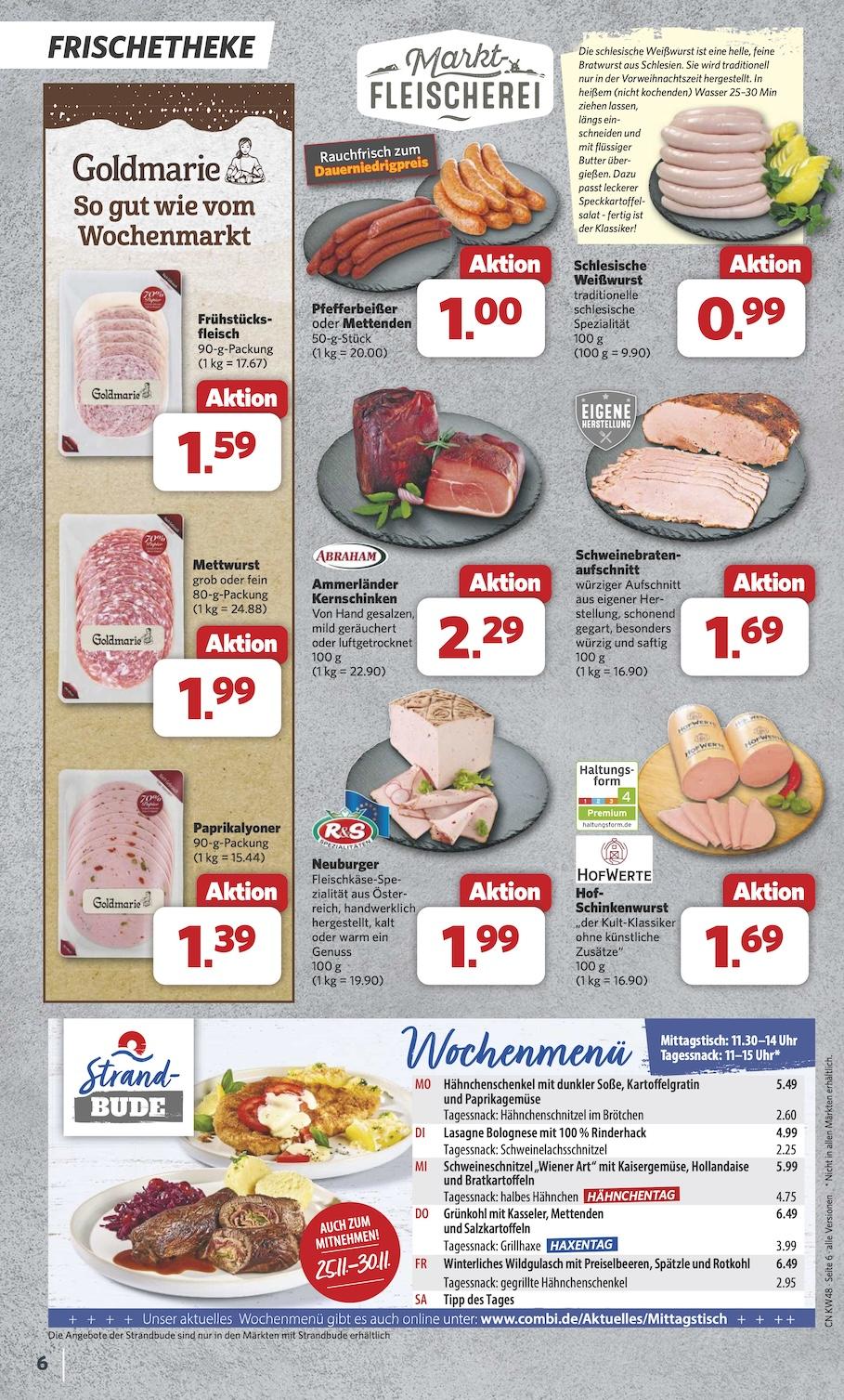 Combi Aktueller Prospekt ab Montag Seite 6