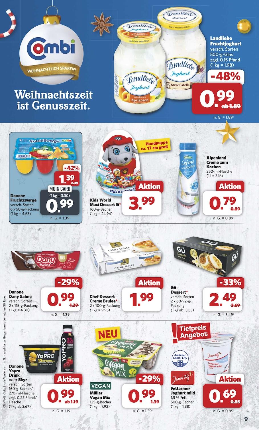 Combi Aktueller Prospekt ab Montag Seite 9