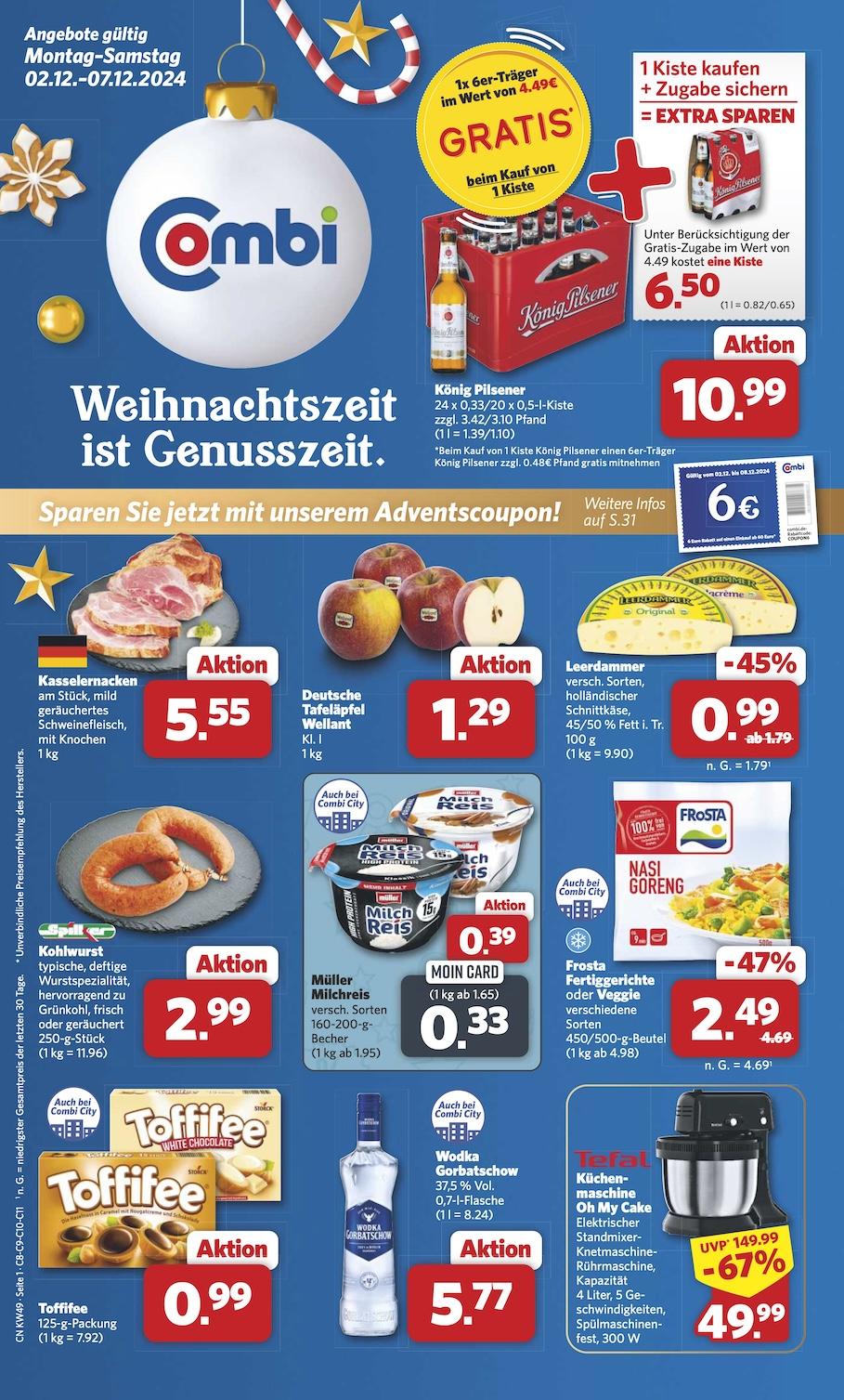 Combi Aktueller Prospekt ab Montag Seite 1