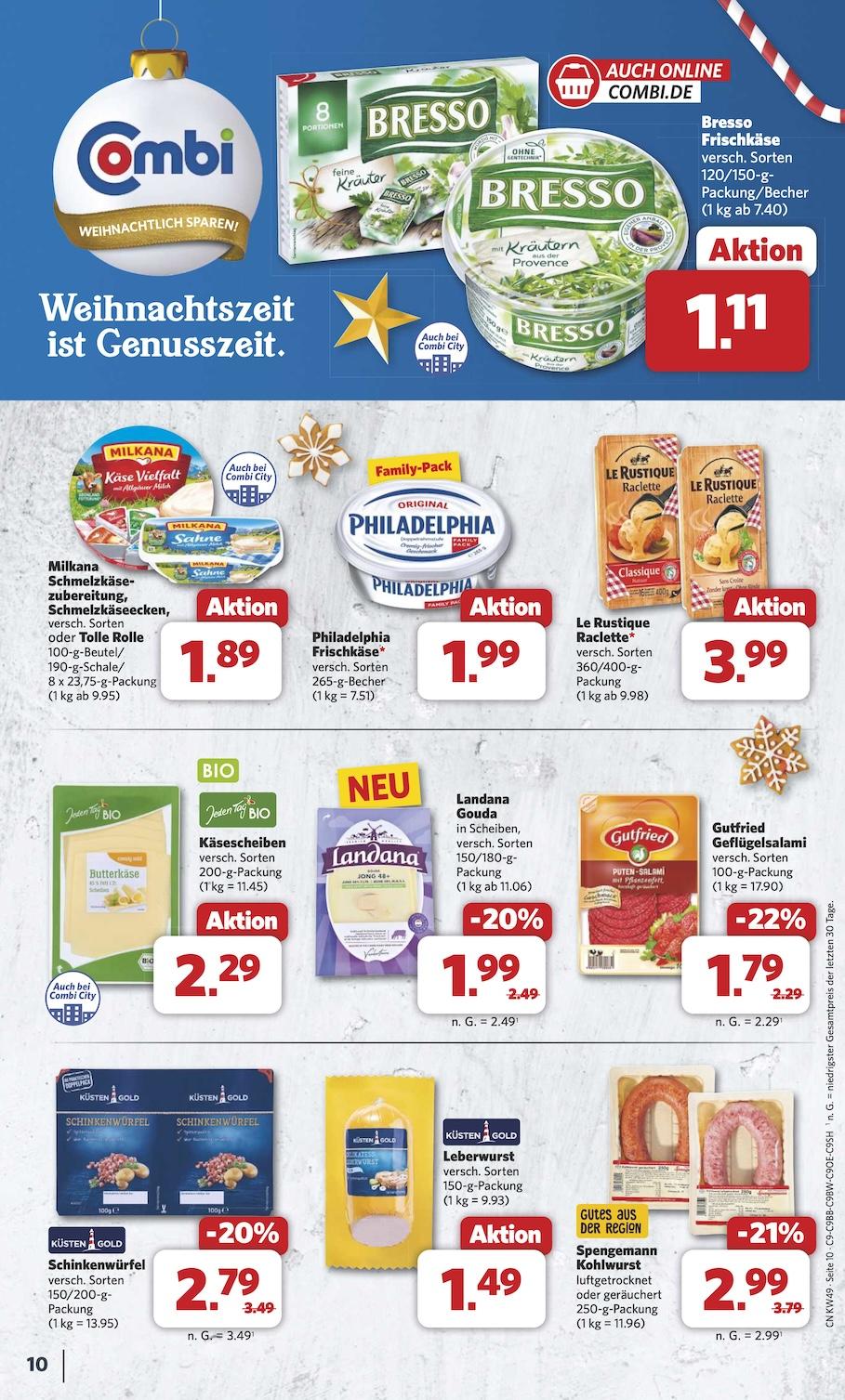 Combi Aktueller Prospekt ab Montag Seite 10
