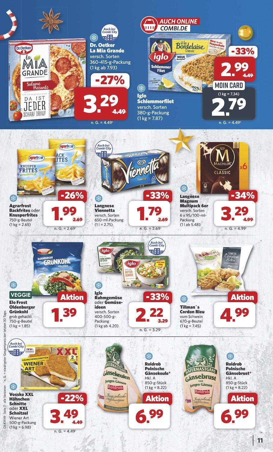 Combi Aktueller Prospekt ab Montag Seite 11