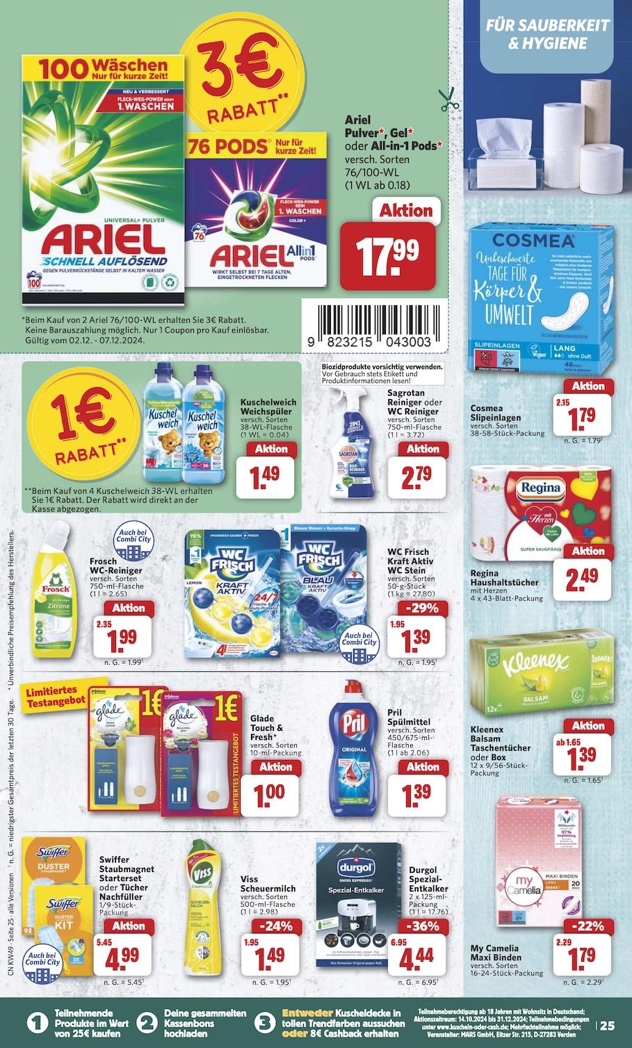 Combi Aktueller Prospekt ab Montag Seite 25