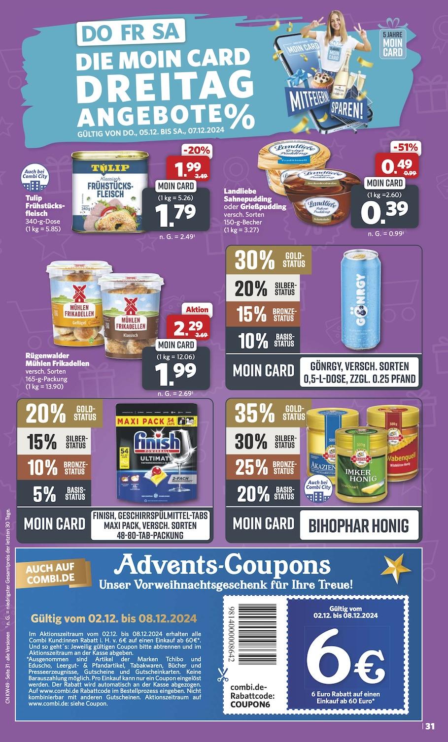 Combi Aktueller Prospekt ab Montag Seite 31