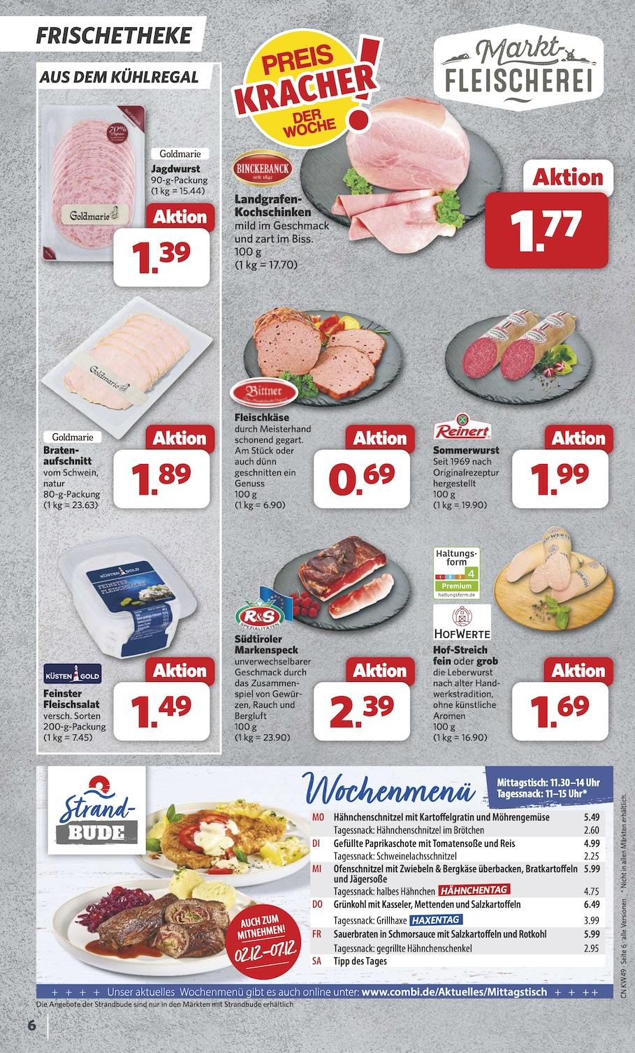 Combi Aktueller Prospekt ab Montag Seite 6