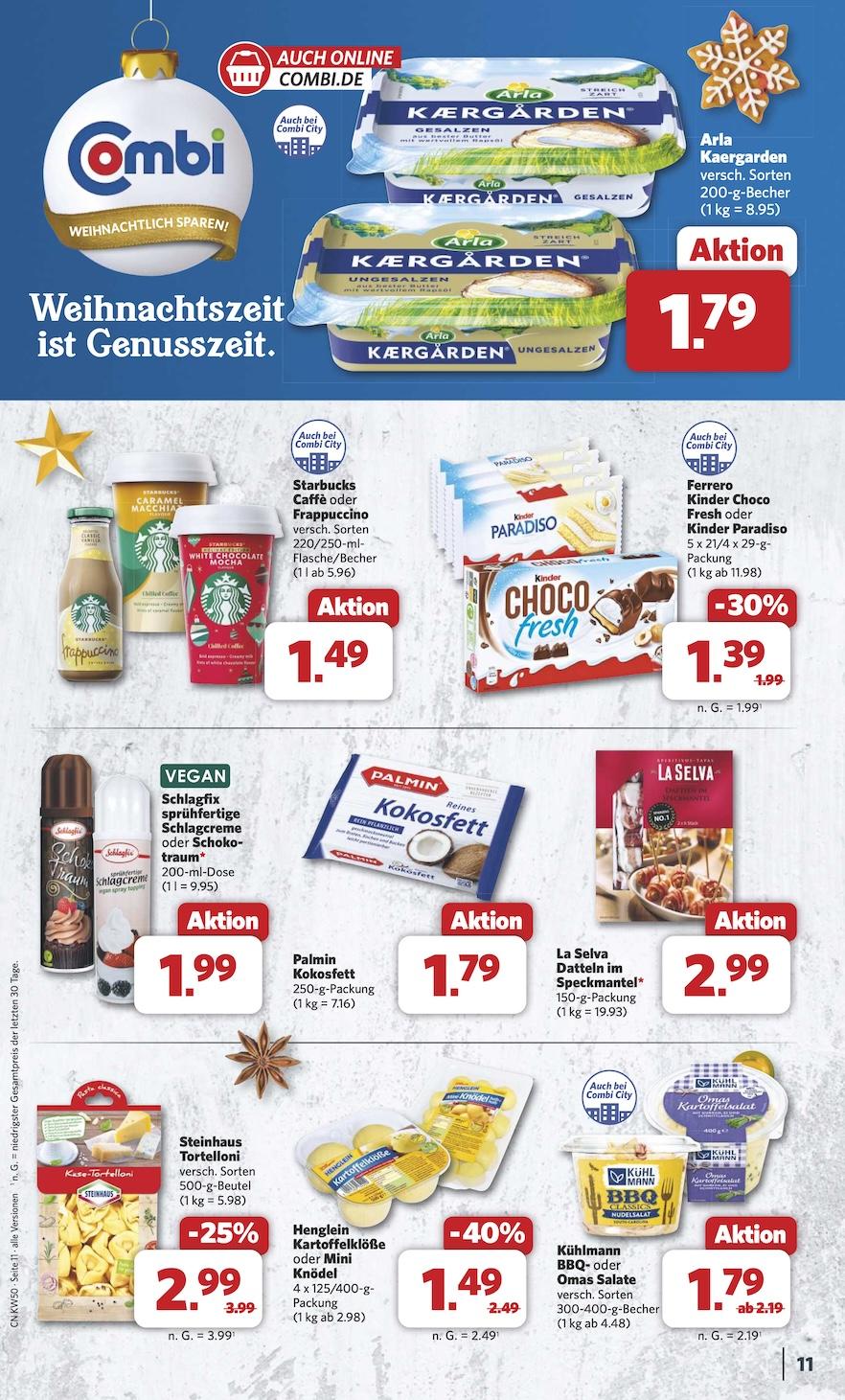 Combi Aktueller Prospekt ab Montag Seite 11
