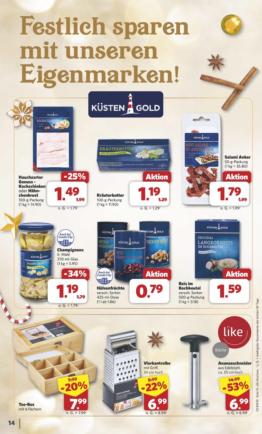 Combi Aktueller Prospekt ab Montag Seite 14