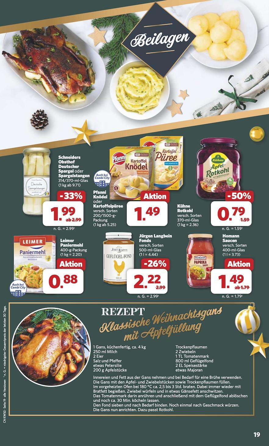 Combi Aktueller Prospekt ab Montag Seite 19