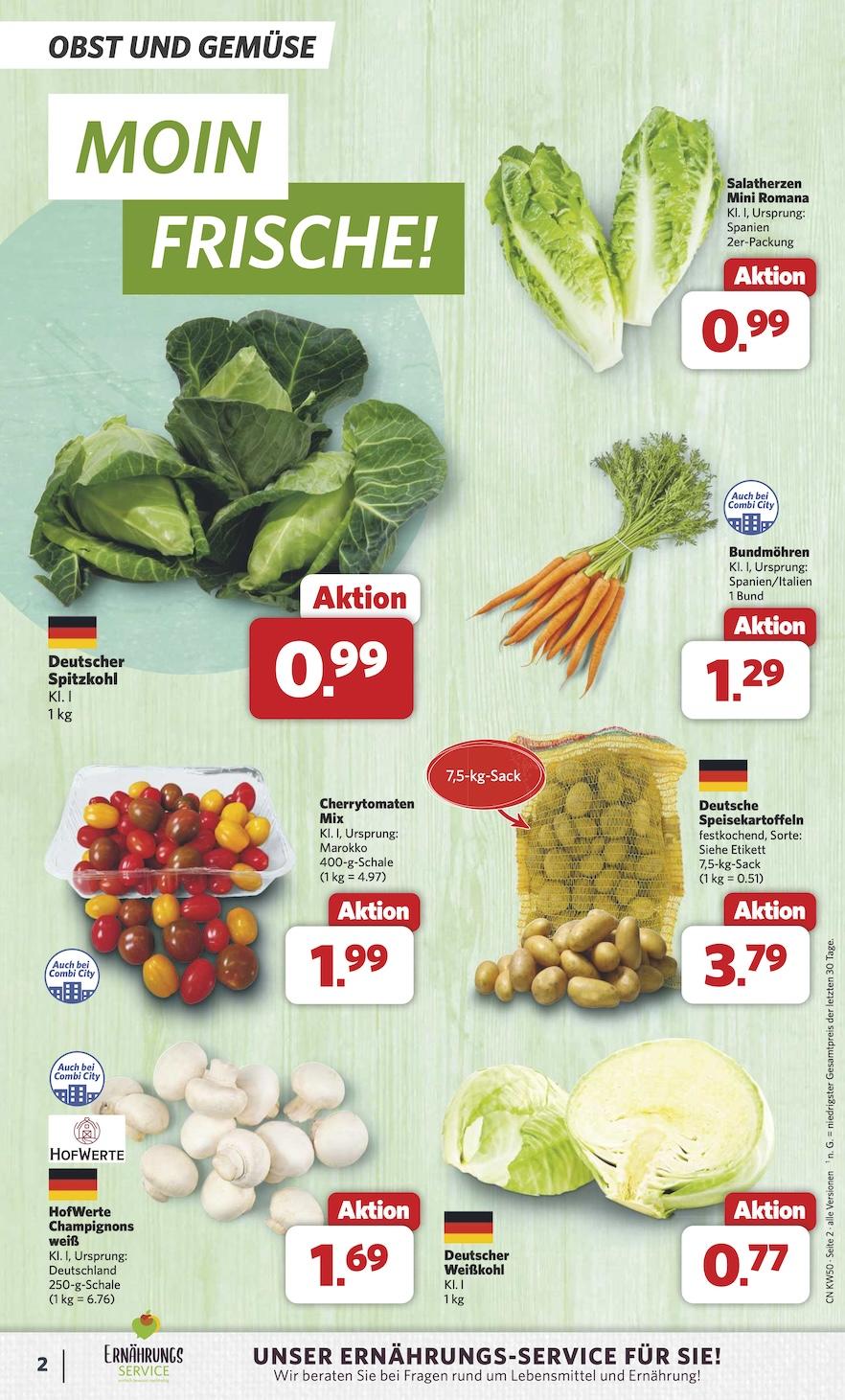 Combi Aktueller Prospekt ab Montag Seite 2