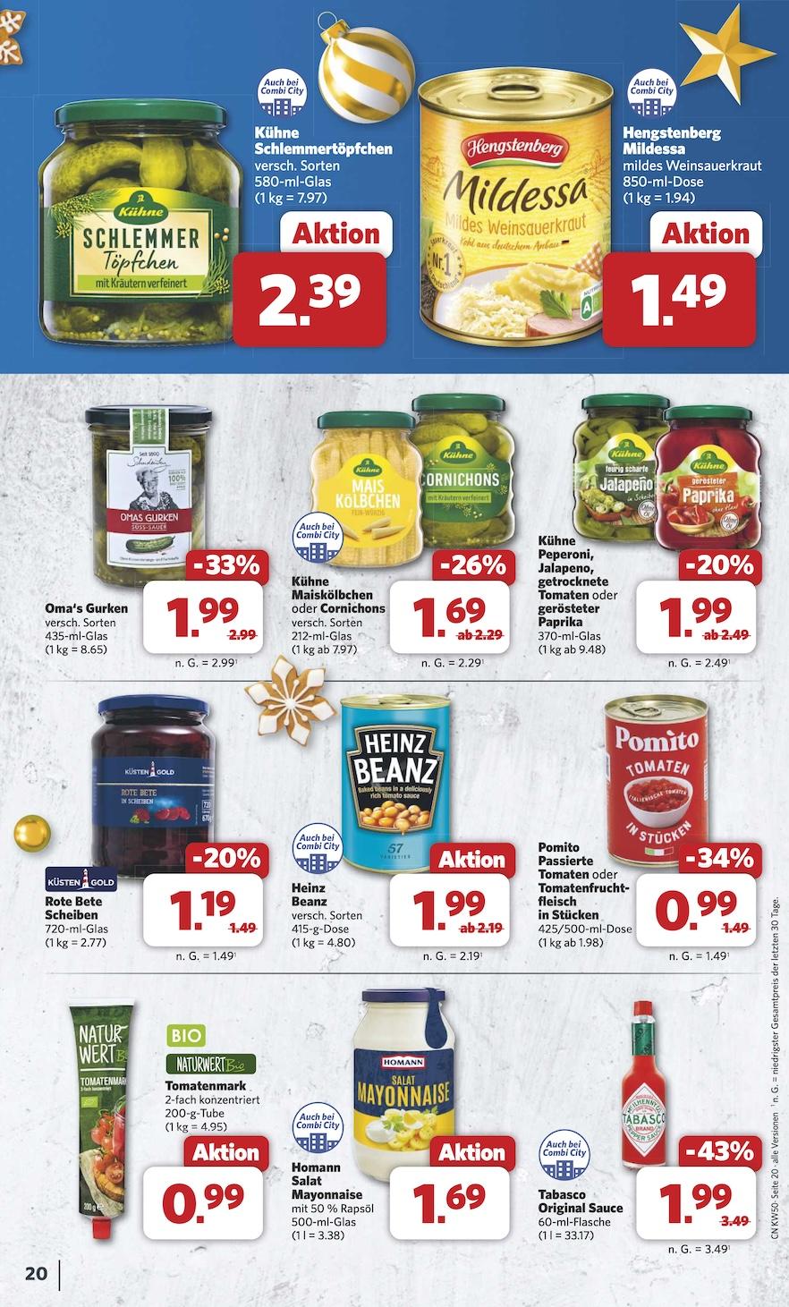 Combi Aktueller Prospekt ab Montag Seite 20