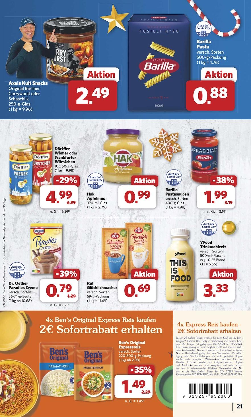 Combi Aktueller Prospekt ab Montag Seite 21