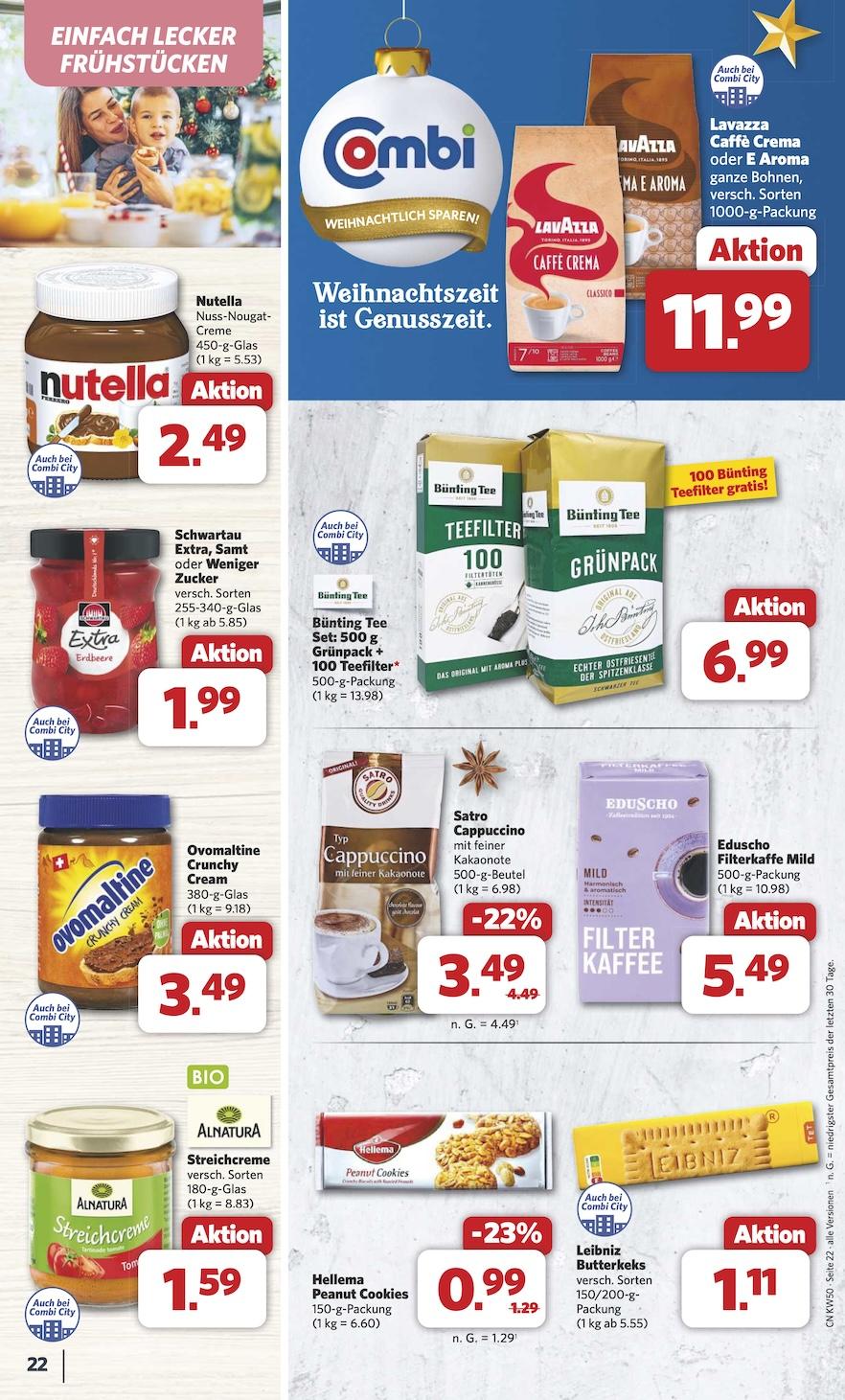Combi Aktueller Prospekt ab Montag Seite 22