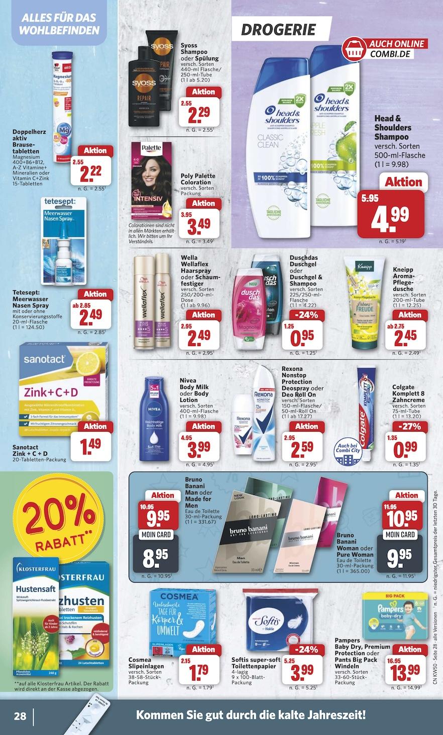Combi Aktueller Prospekt ab Montag Seite 28