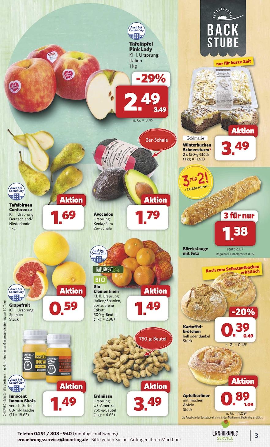 Combi Aktueller Prospekt ab Montag Seite 3