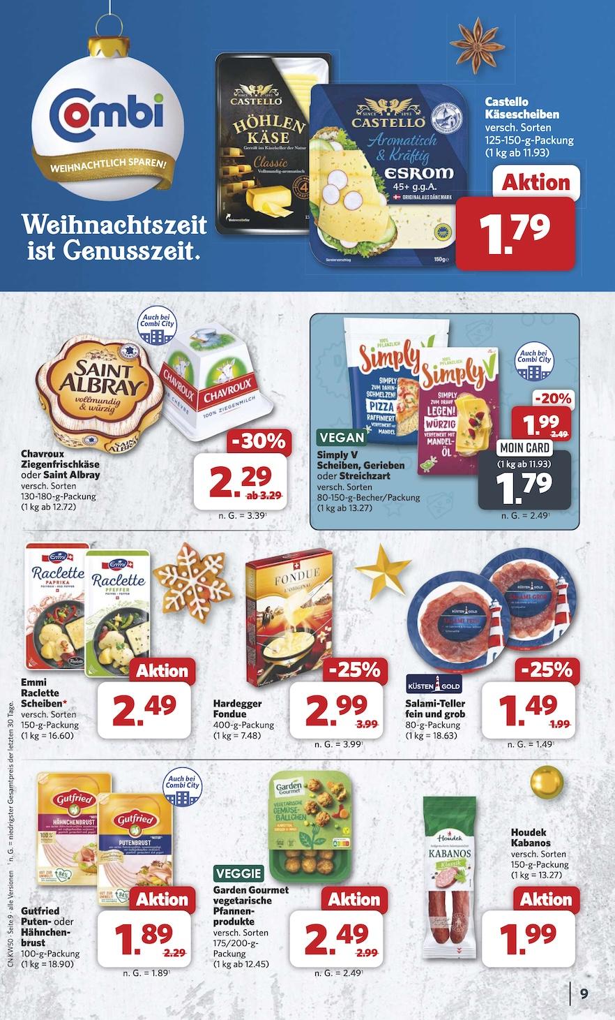 Combi Aktueller Prospekt ab Montag Seite 9