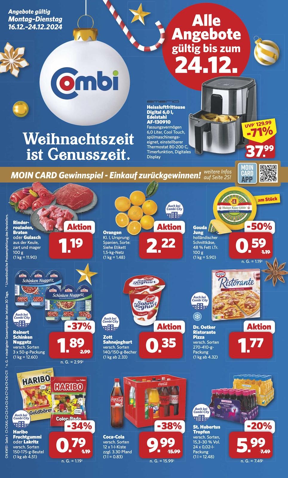 Combi Aktueller Prospekt ab Montag Seite 1