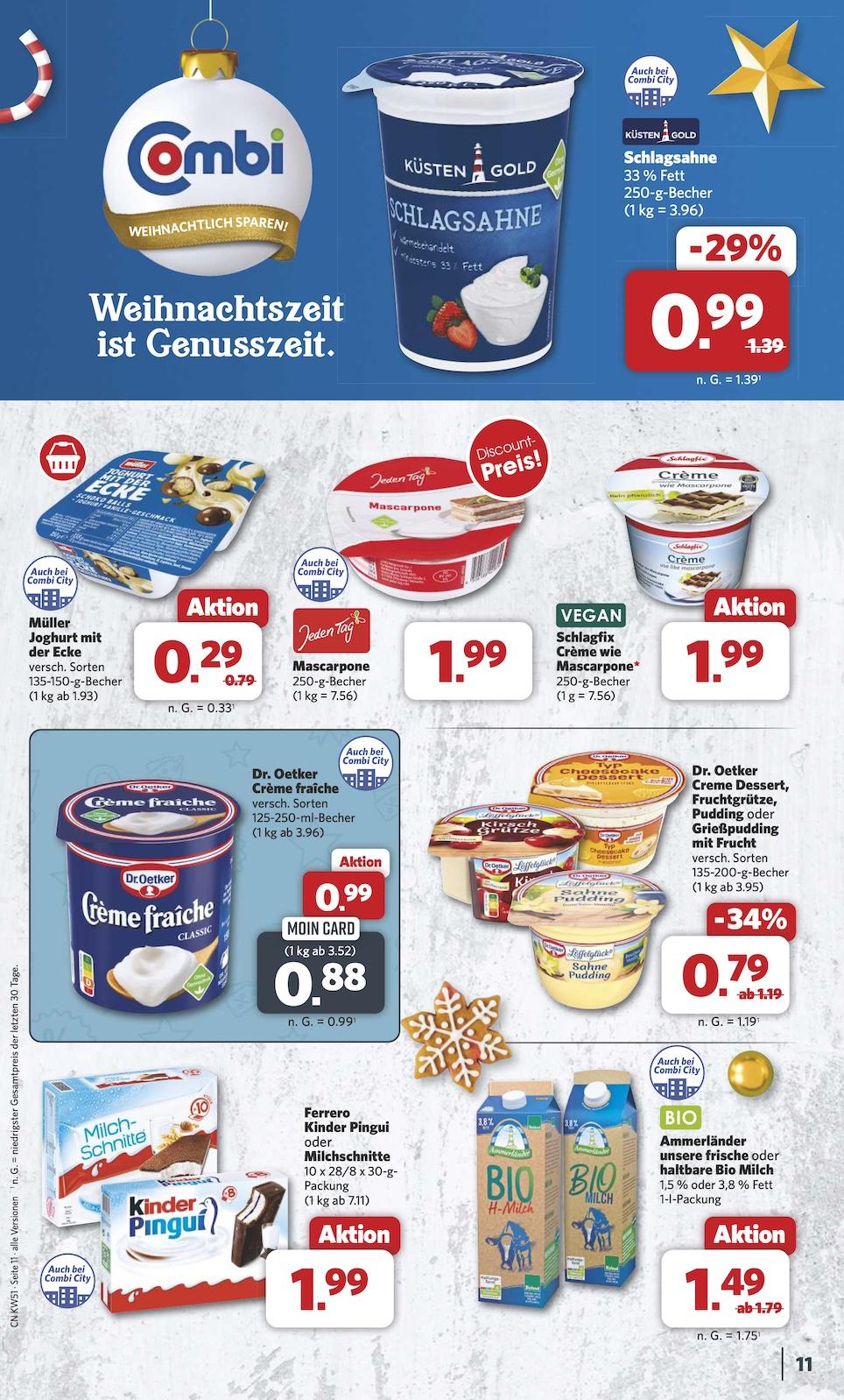 Combi Aktueller Prospekt ab Montag Seite 11