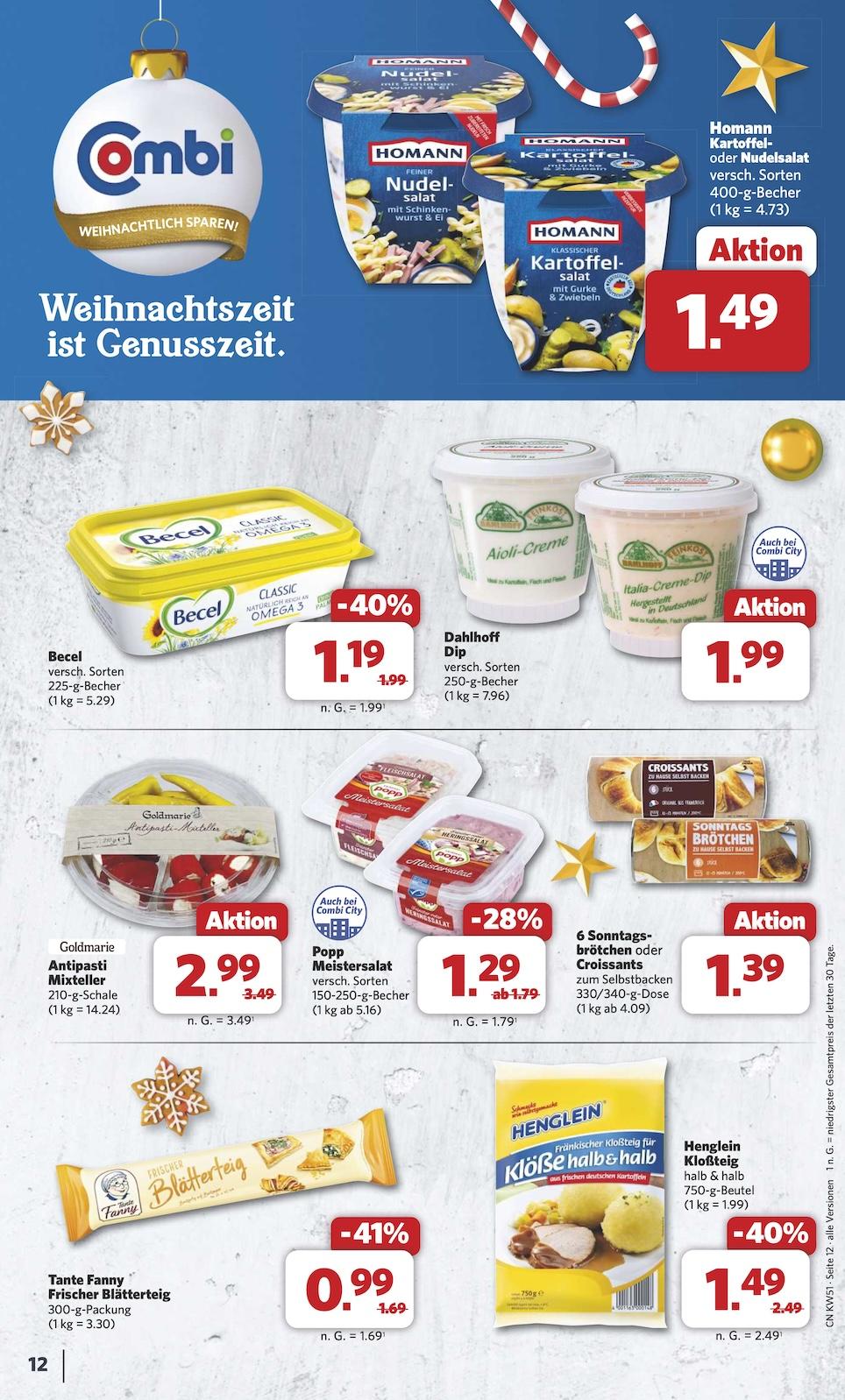 Combi Aktueller Prospekt ab Montag Seite 12