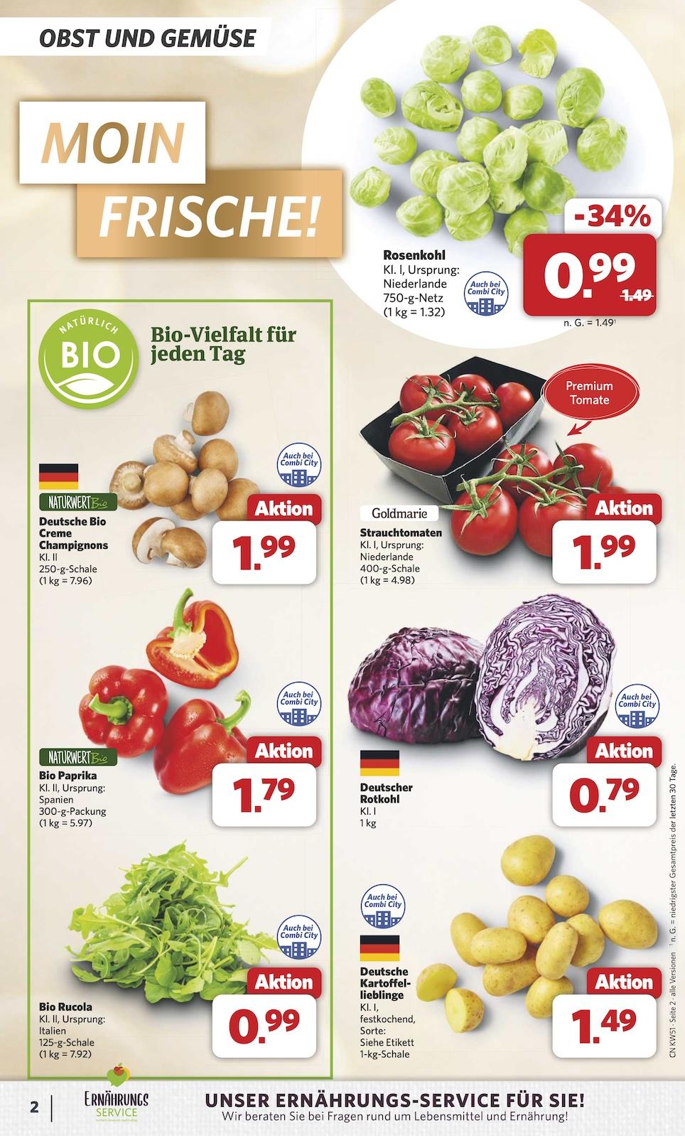 Combi Aktueller Prospekt ab Montag Seite 2