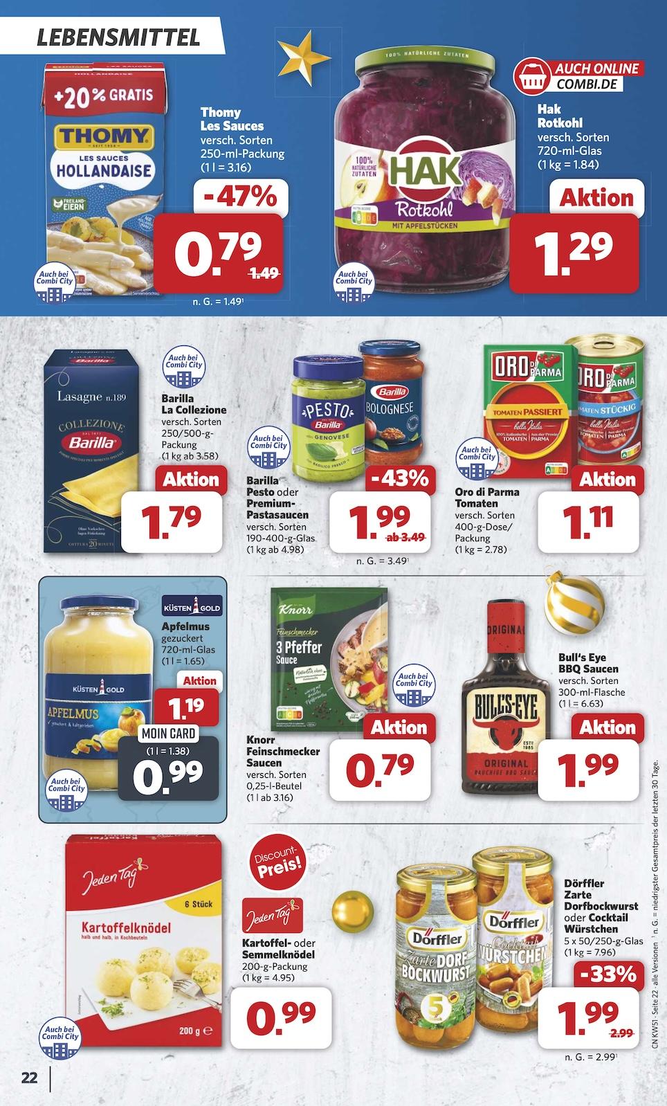 Combi Aktueller Prospekt ab Montag Seite 22