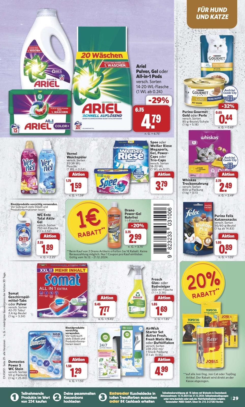 Combi Aktueller Prospekt ab Montag Seite 29