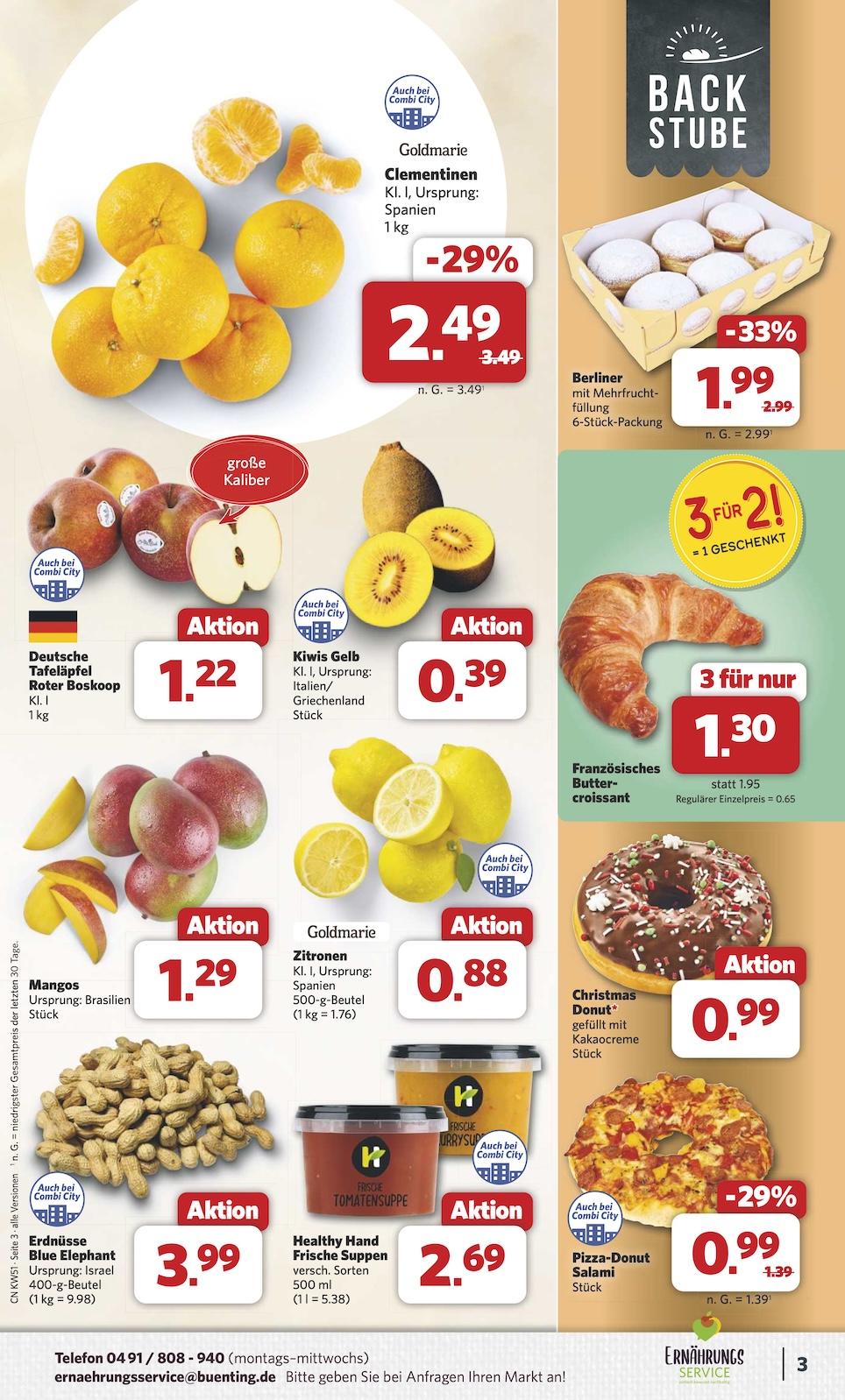 Combi Aktueller Prospekt ab Montag Seite 3