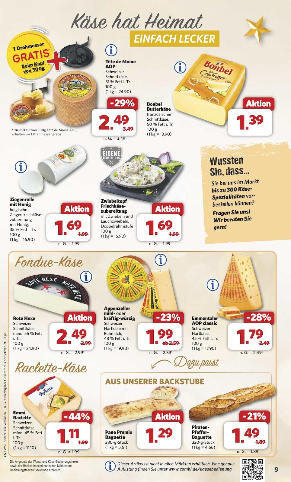 Combi Aktueller Prospekt ab Montag Seite 9