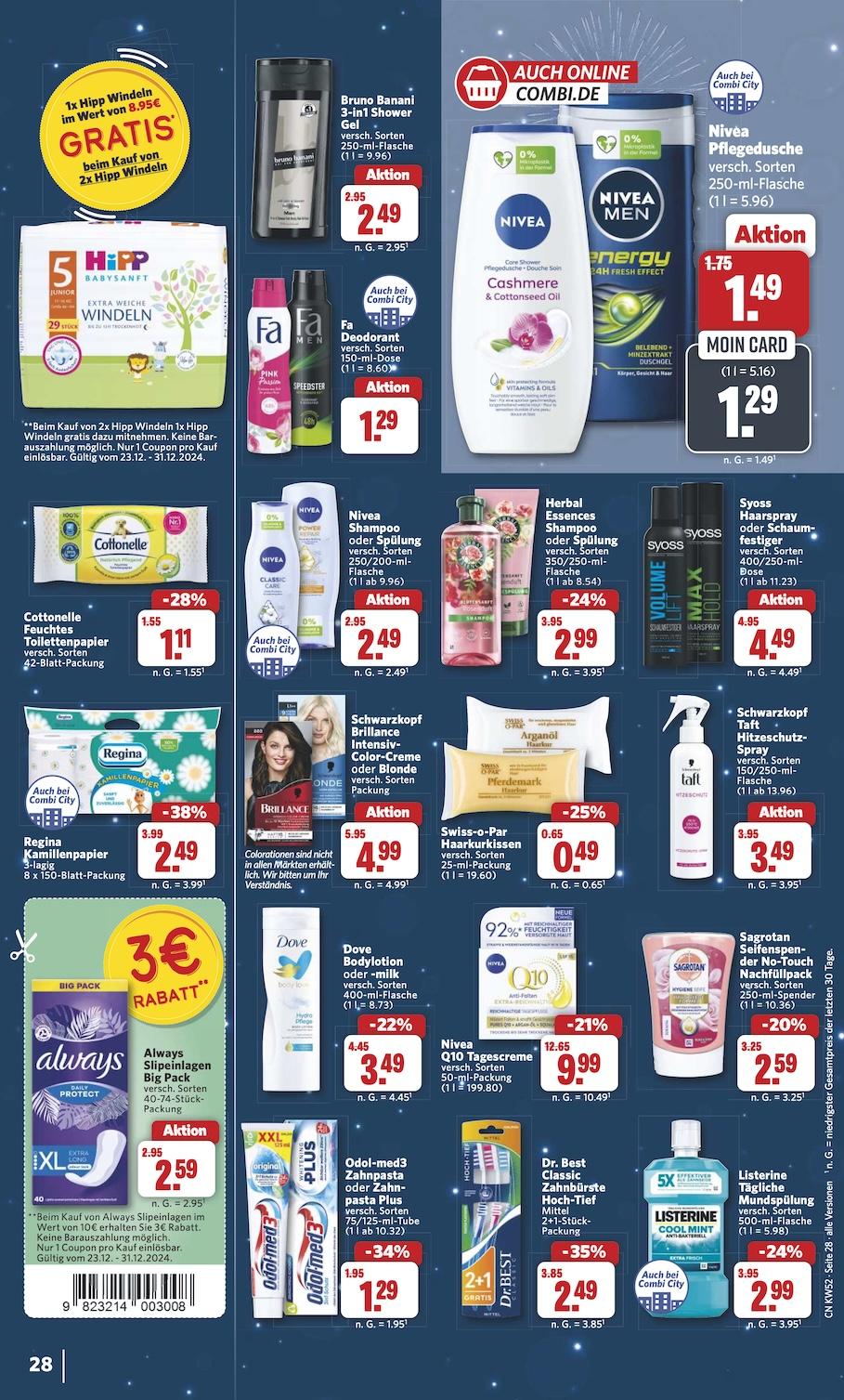 Combi Aktueller Prospekt ab Montag Seite 28