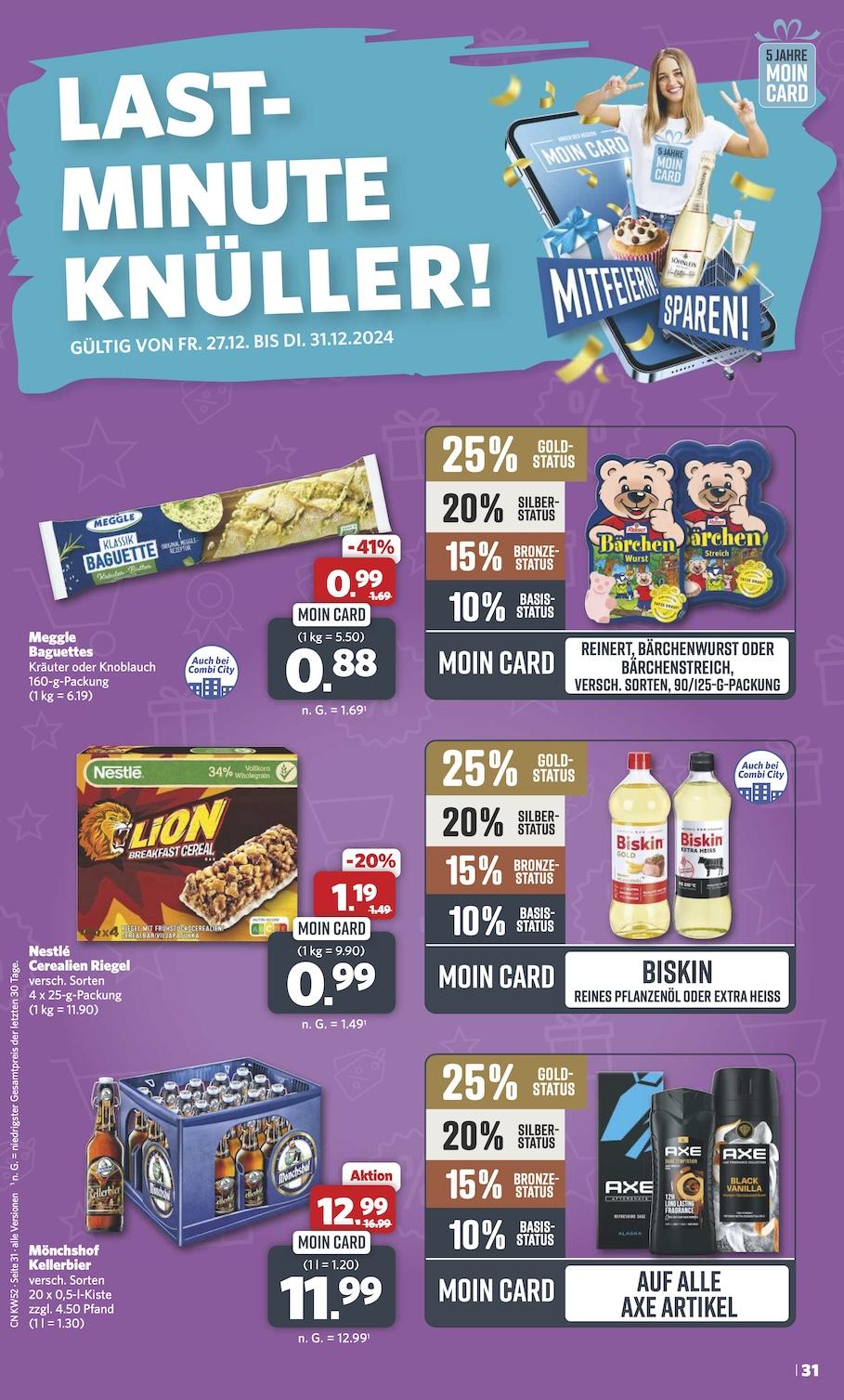 Combi Aktueller Prospekt ab Montag Seite 31