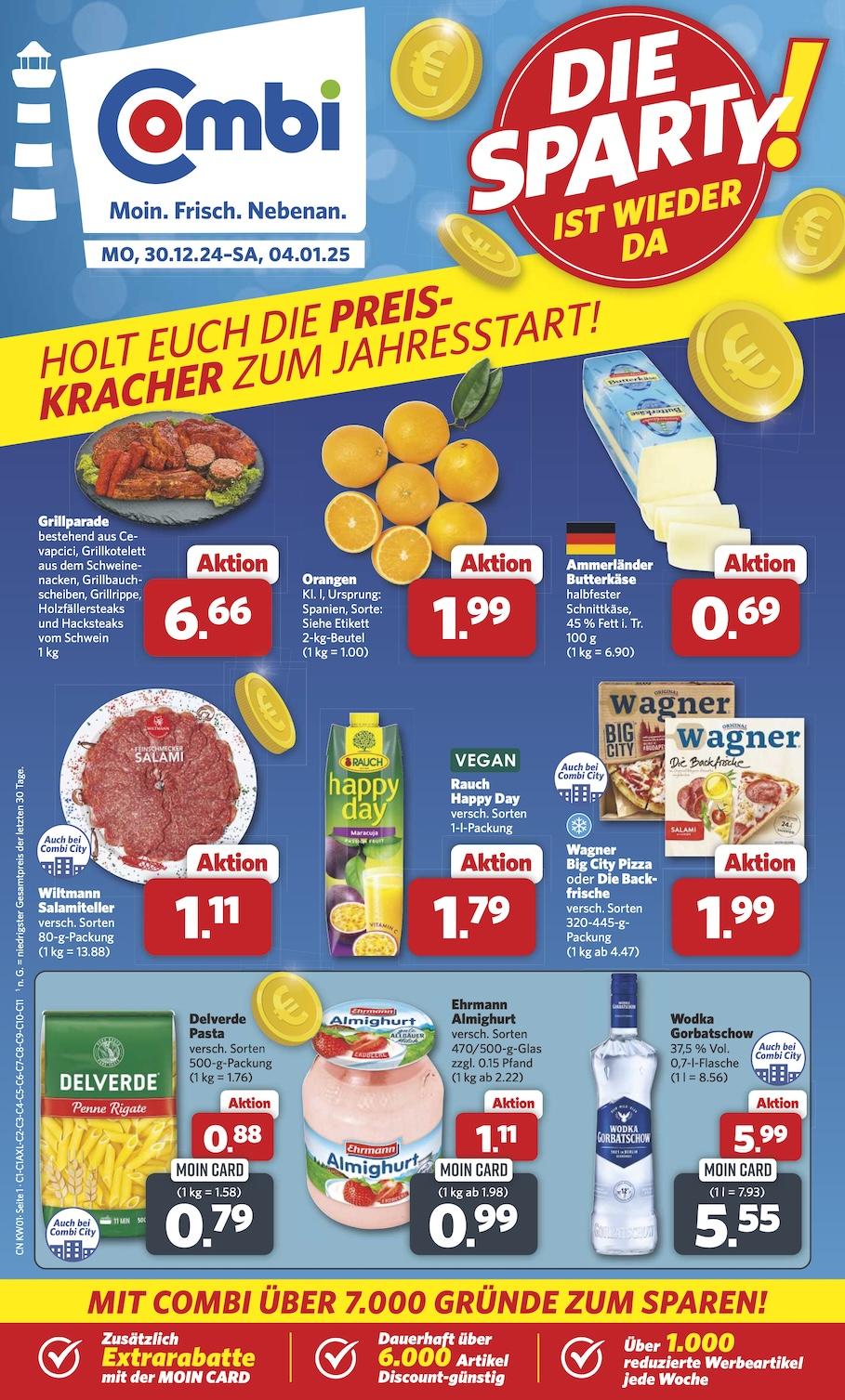 Combi Aktueller Prospekt ab Montag Seite 1