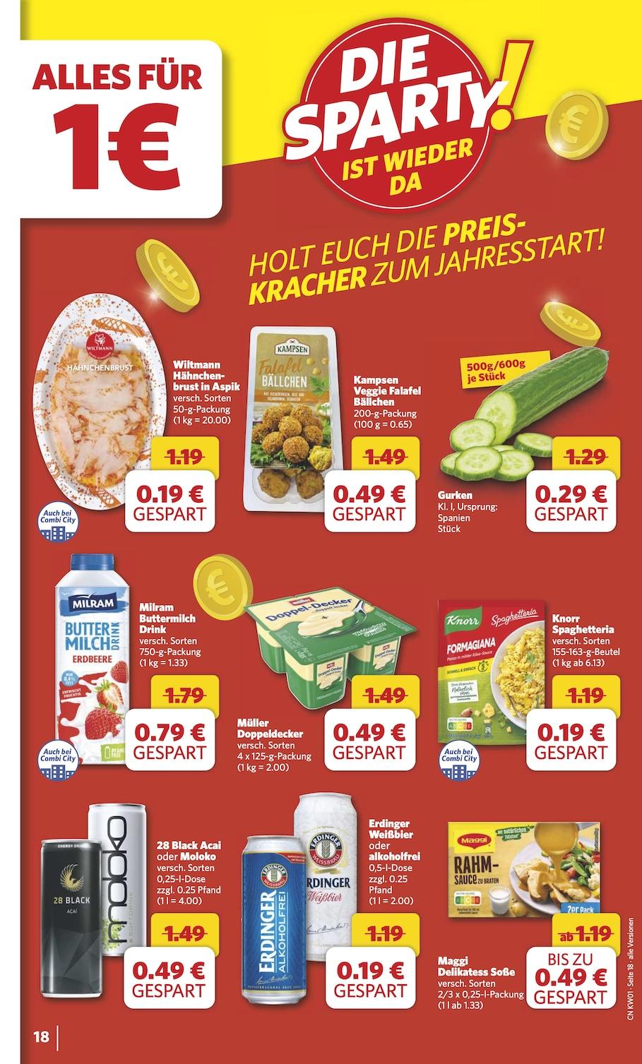 Combi Aktueller Prospekt ab Montag Seite 18