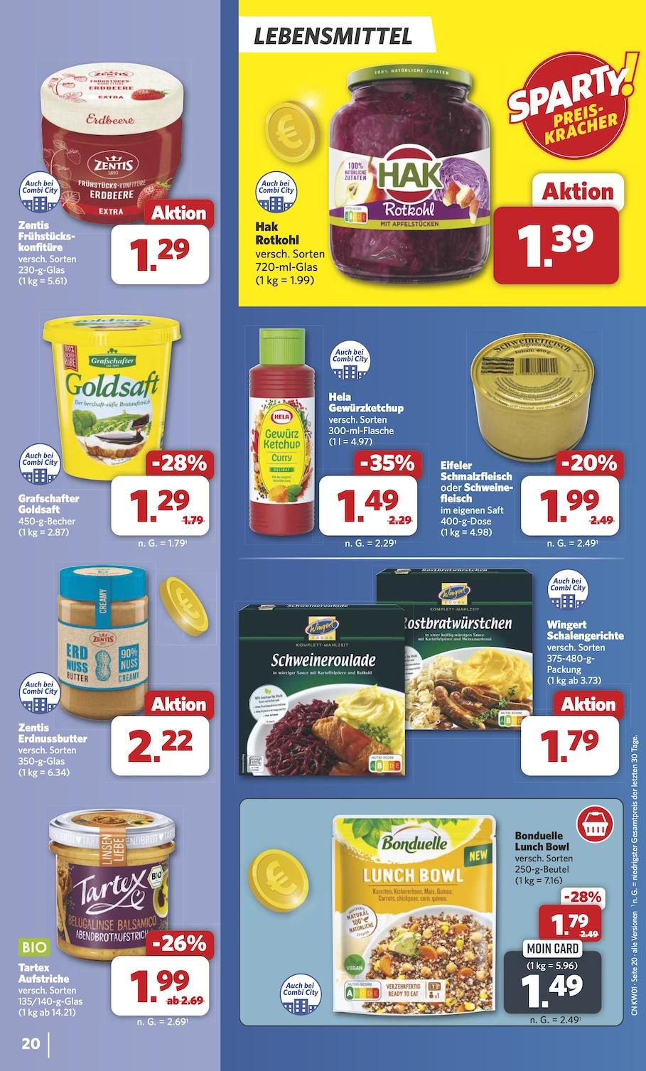 Combi Aktueller Prospekt ab Montag Seite 20