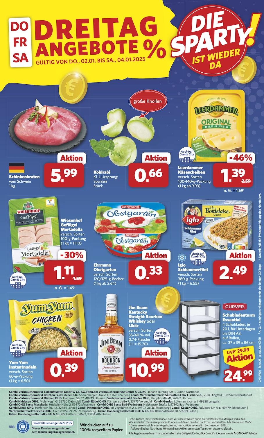 Combi Aktueller Prospekt ab Montag Seite 28