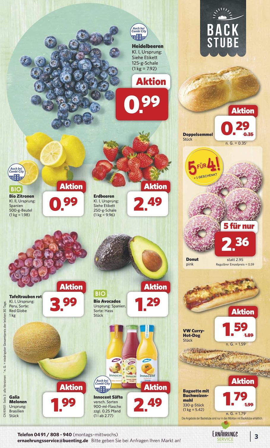 Combi Aktueller Prospekt ab Montag Seite 3