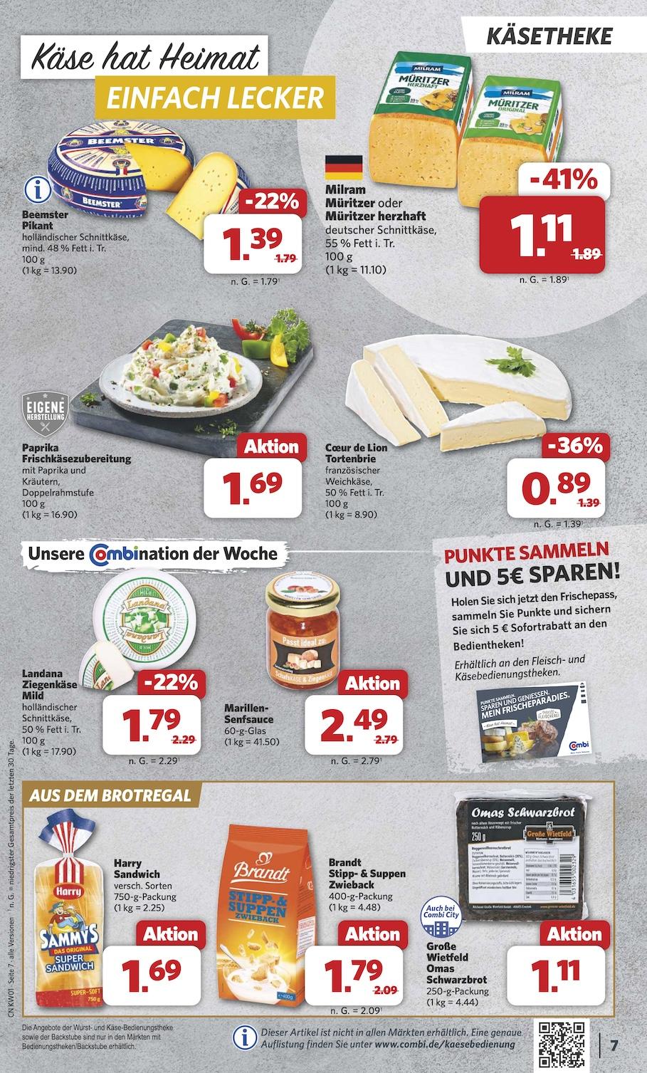 Combi Aktueller Prospekt ab Montag Seite 7