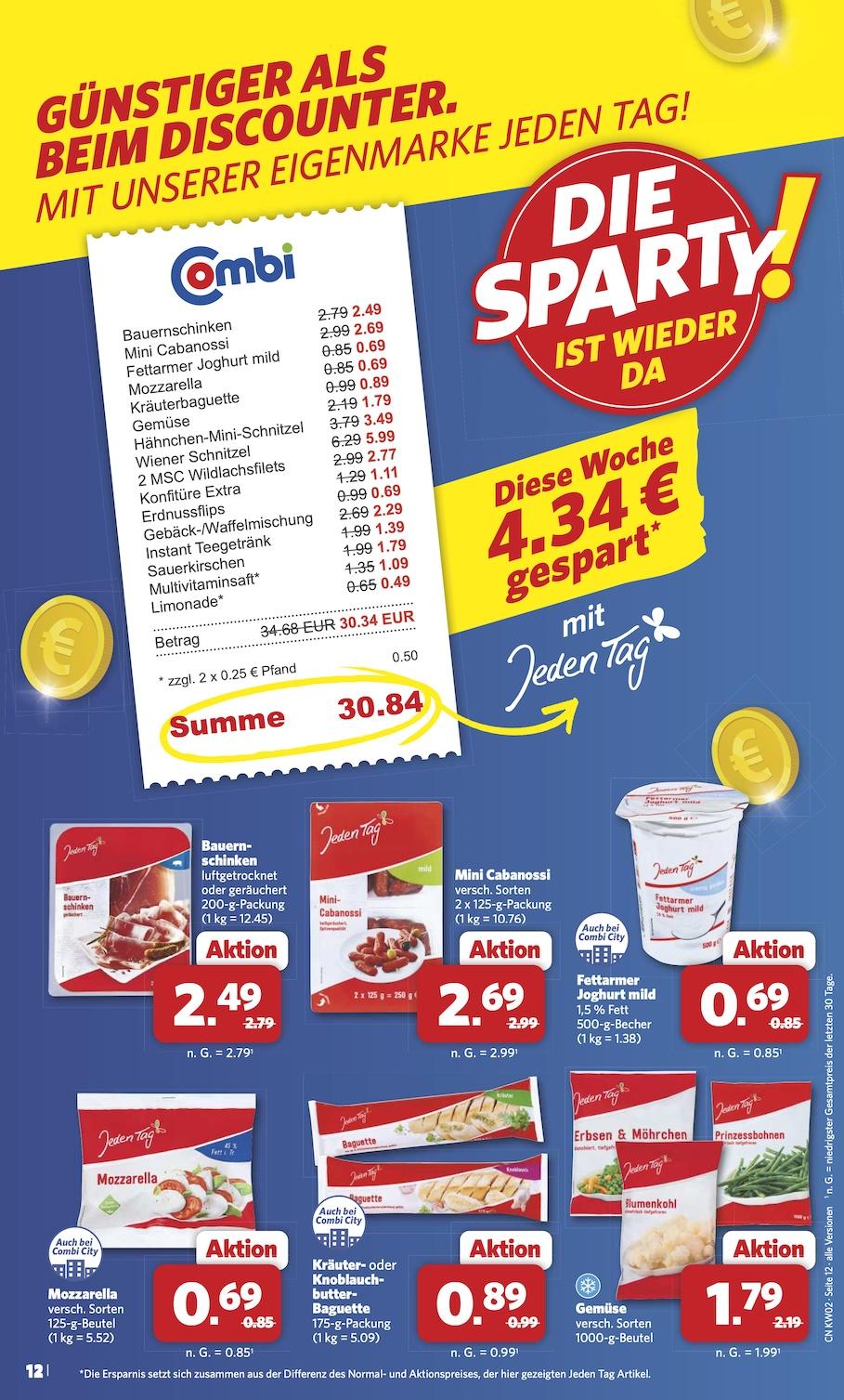 Combi Aktueller Prospekt ab Montag Seite 12