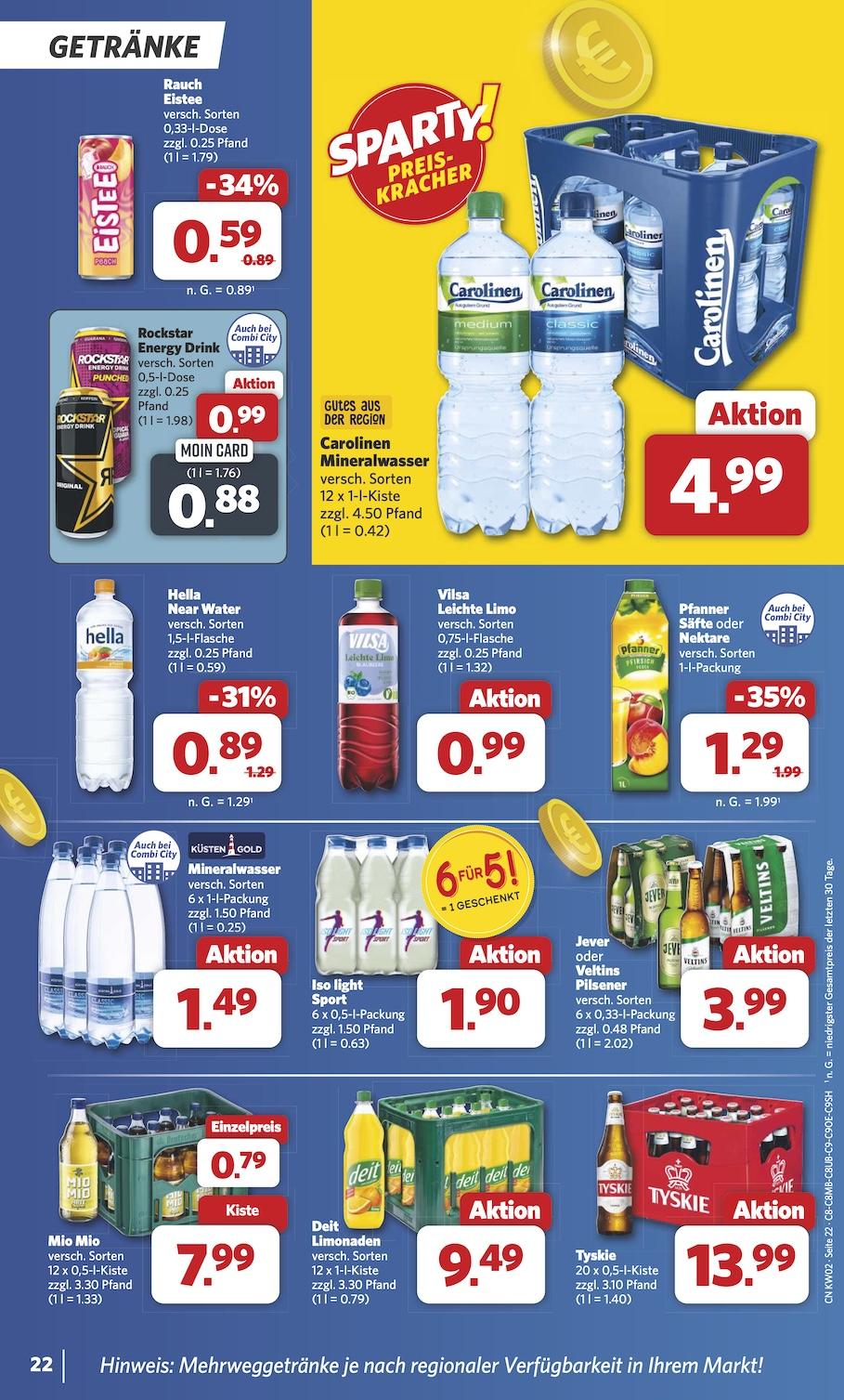 Combi Aktueller Prospekt ab Montag Seite 22