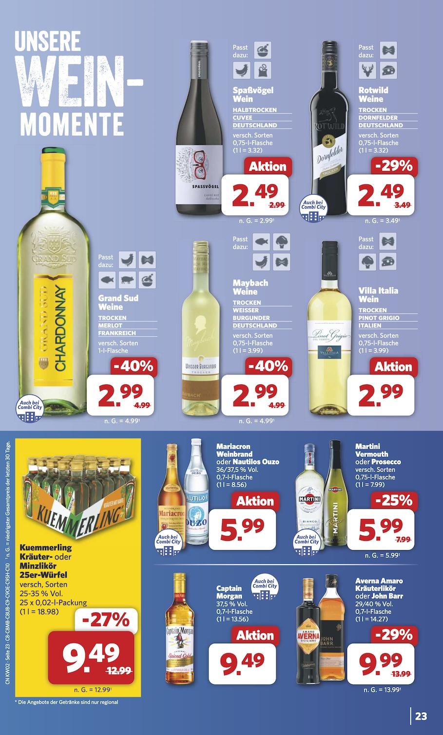 Combi Aktueller Prospekt ab Montag Seite 23