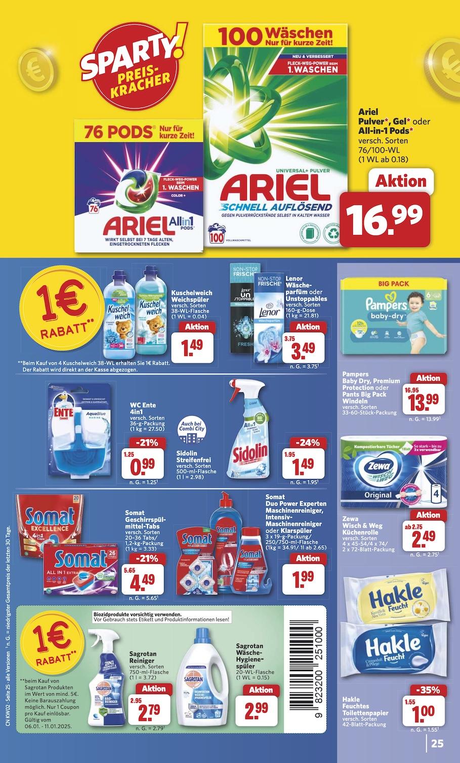 Combi Aktueller Prospekt ab Montag Seite 25