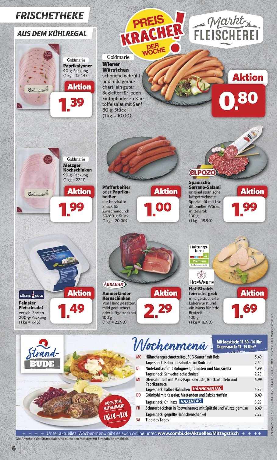 Combi Aktueller Prospekt ab Montag Seite 6