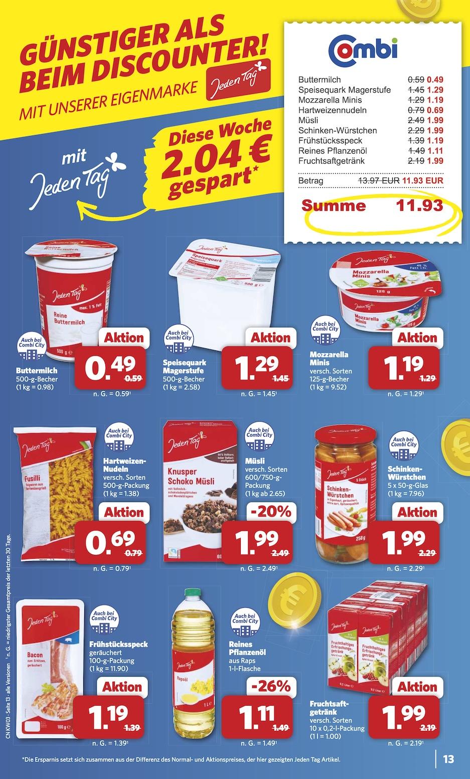 Combi Aktueller Prospekt ab Montag Seite 14