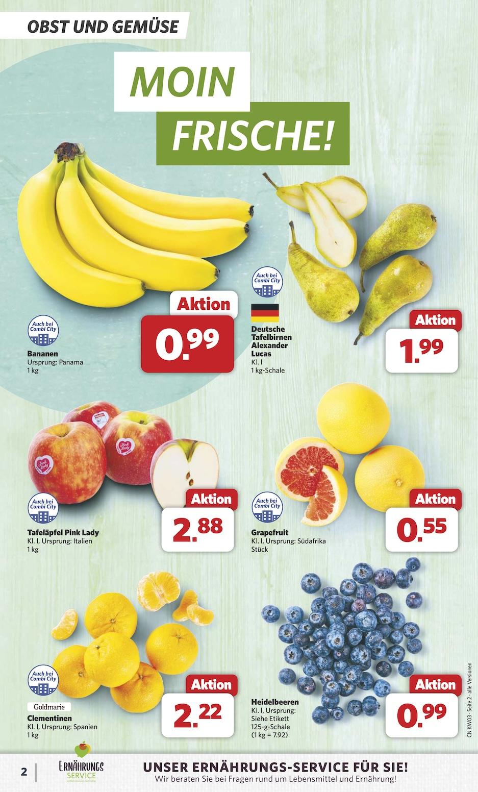 Combi Aktueller Prospekt ab Montag Seite 2