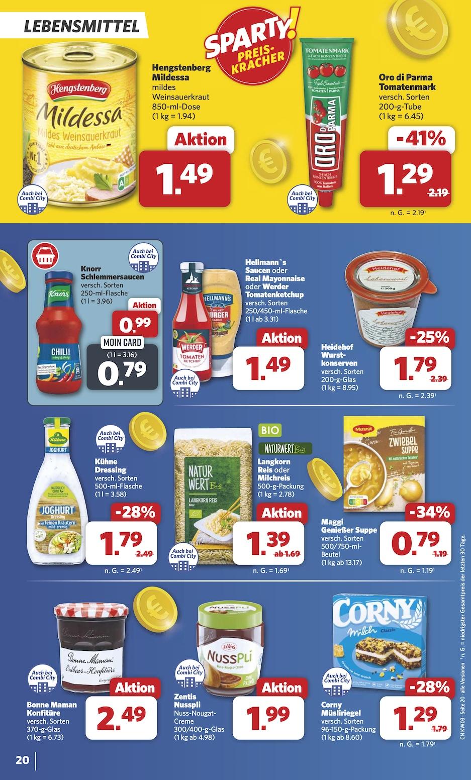 Combi Aktueller Prospekt ab Montag Seite 21