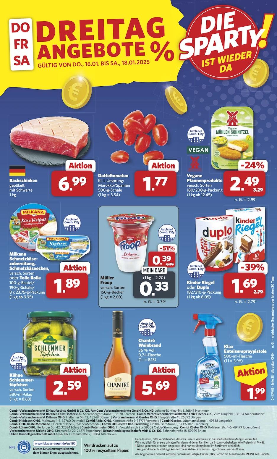 Combi Aktueller Prospekt ab Montag Seite 29