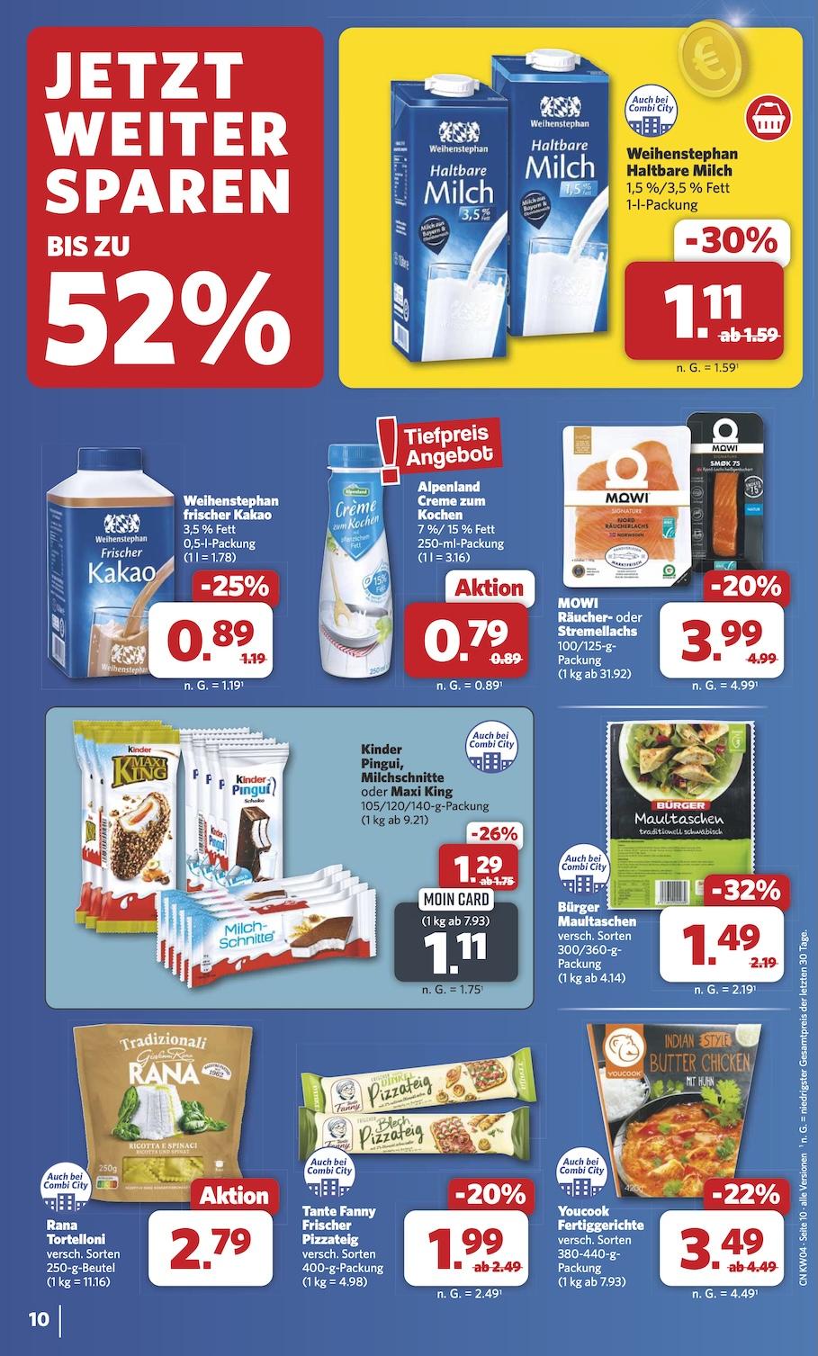 Combi Aktueller Prospekt ab Montag Seite 10