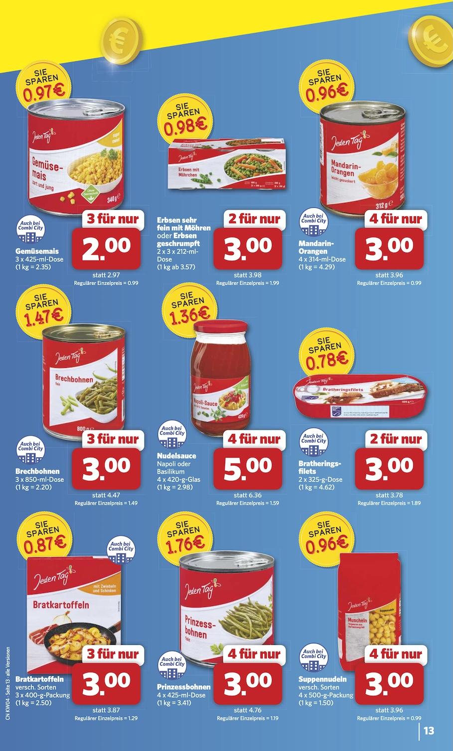 Combi Aktueller Prospekt ab Montag Seite 13