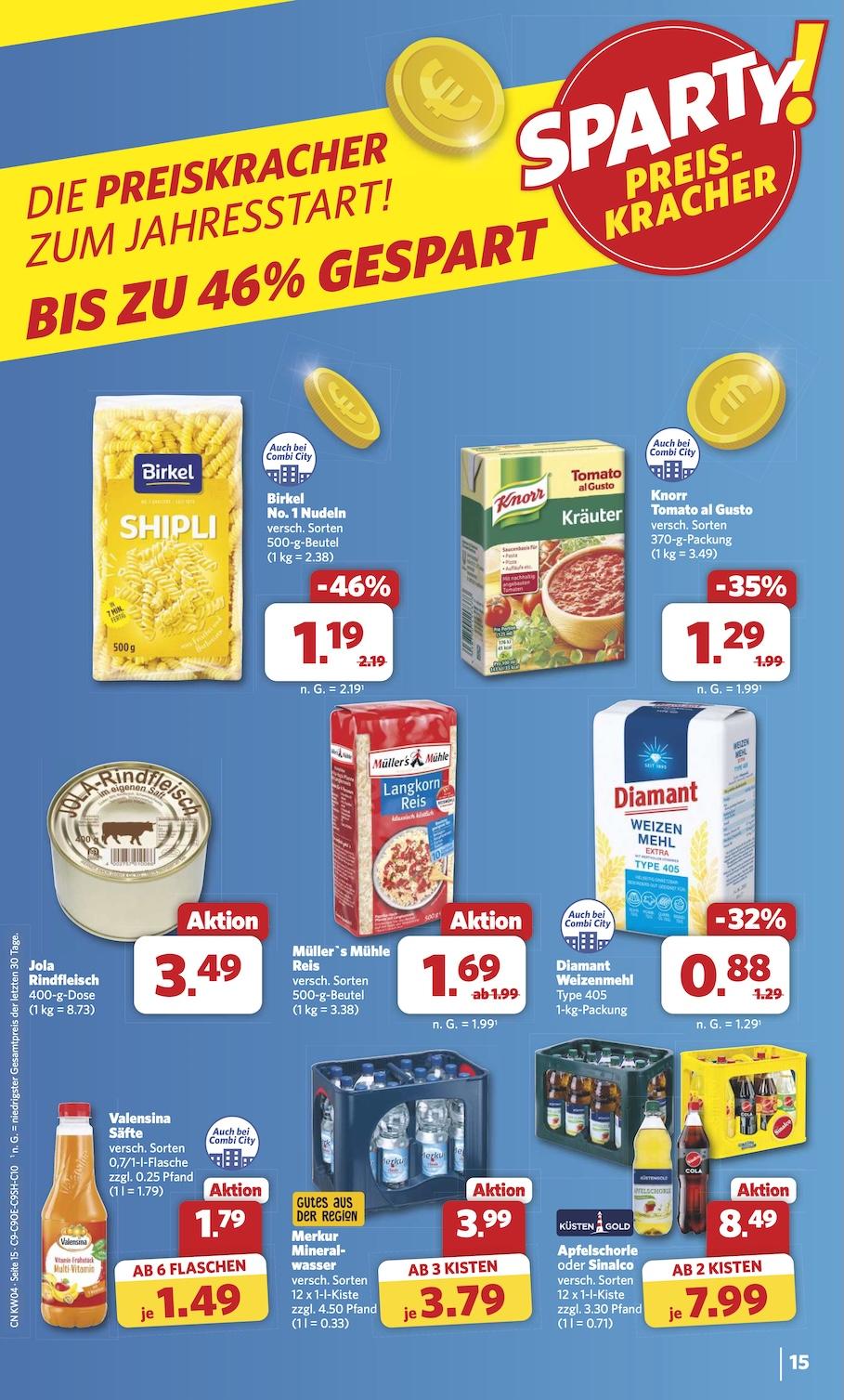 Combi Aktueller Prospekt ab Montag Seite 15
