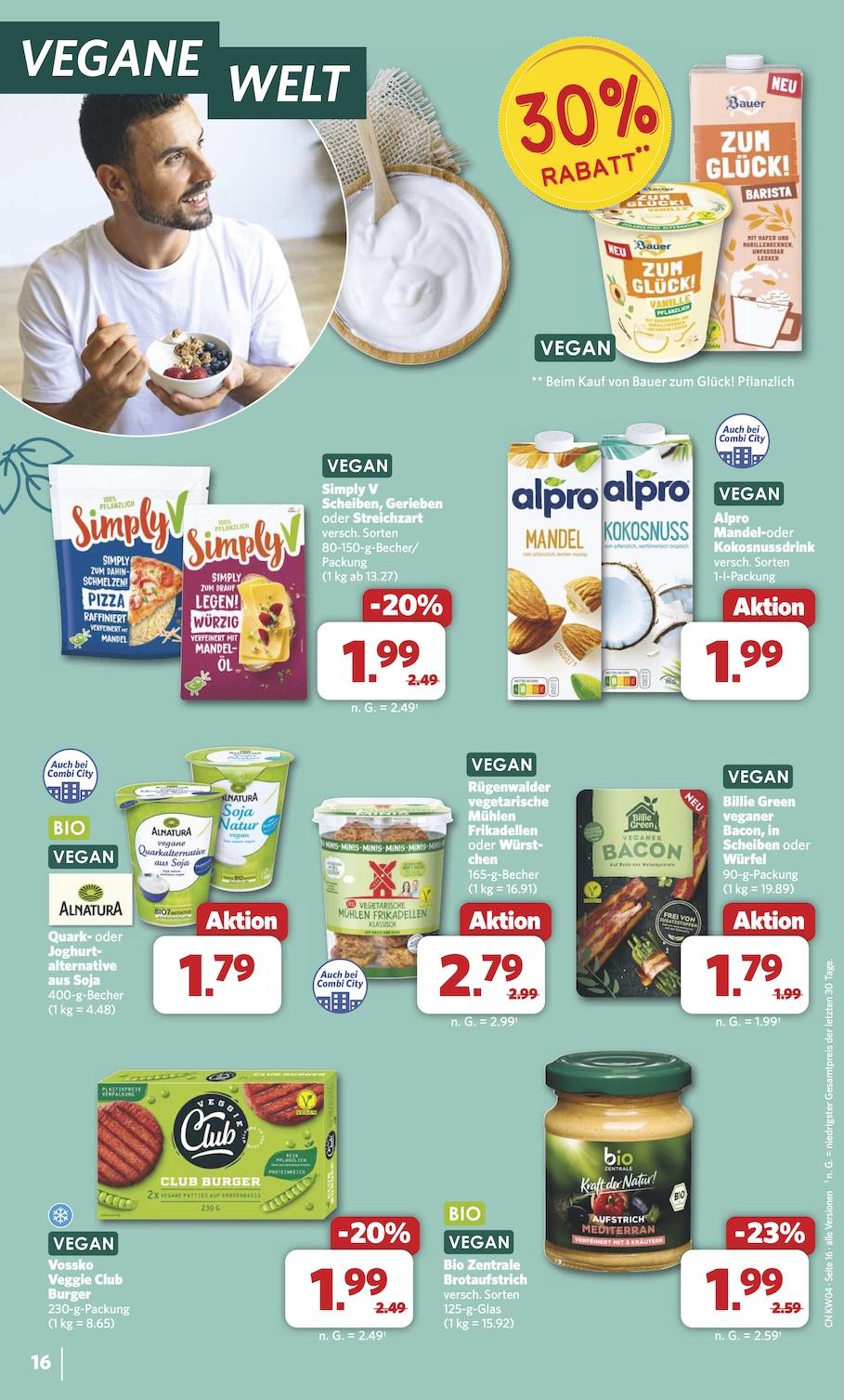 Combi Aktueller Prospekt ab Montag Seite 16